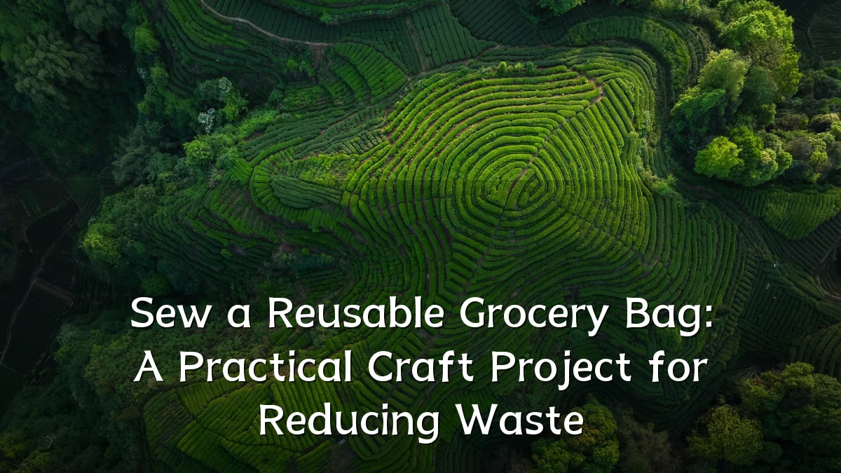 Sew a Reusable Grocery Bag: A Practical Craft Project for Reducing Waste