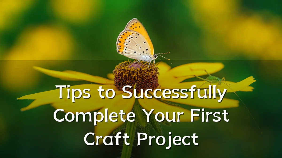 Tips to Successfully Complete Your First Craft Project