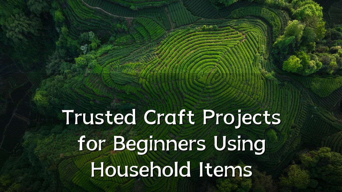 Trusted Craft Projects for Beginners Using Household Items