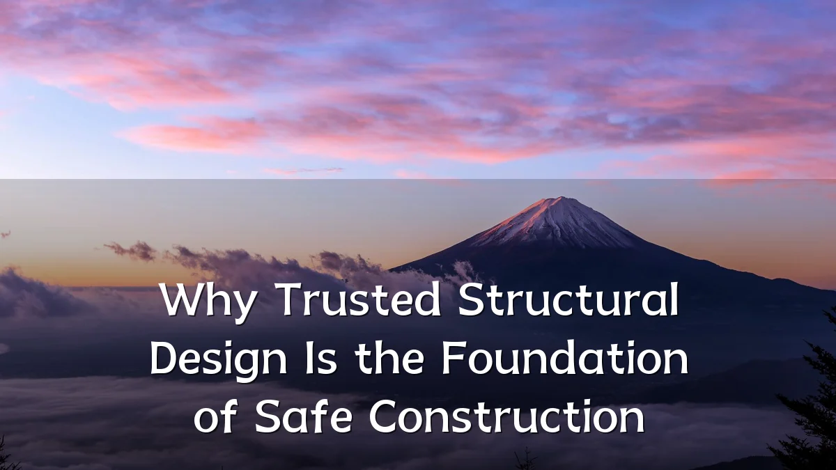 Why Trusted Structural Design Is the Foundation of Safe Construction