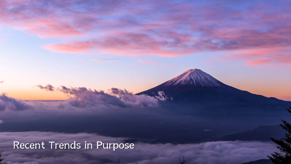 Recent Trends in Purpose